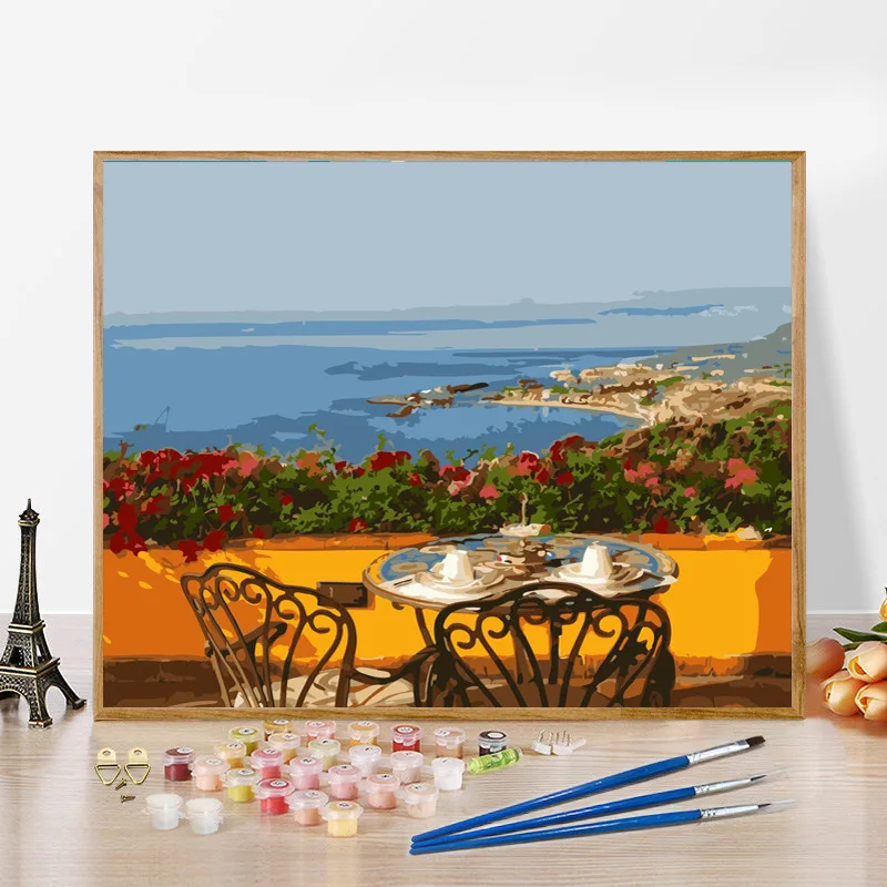 

86422 Decorative painting crystal porcelain painting manufacturers a generation of living room hanging painting hand-painted