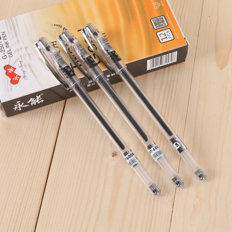 Stylish 12-Piece Gel Pen Set - Perfect for Writing and Office Use