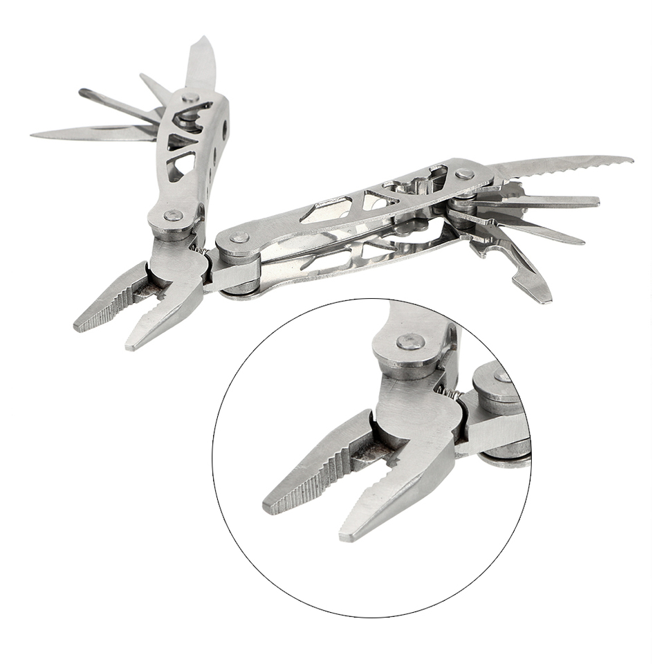 Stainless Multitool Multi Plier Folding Knife Pliers Multifunction Tool Forceps Multipurpose Forceps Hand Tool Screwdriver Kit