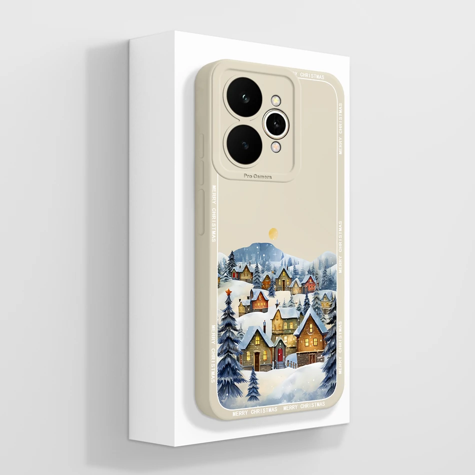 Pretty Flowers Pattern Soft Liquid Silicone Shockproof Phone Case - Full Coverage Bumper
