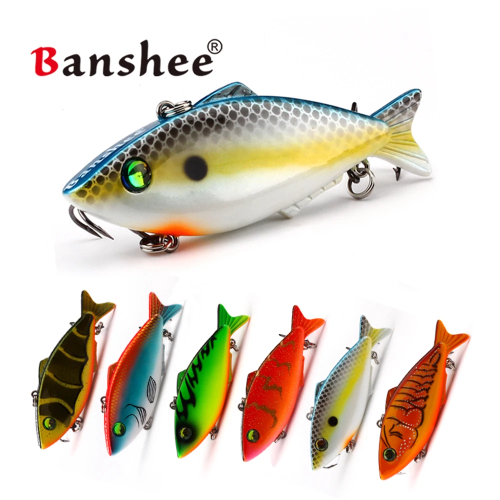 Banshee 80 мм 16 г Vibe кренкбейты приманка для рыбной ловли воблер со звуком погремушка