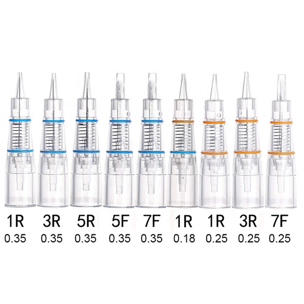 20/50/100PCS Disposable Sterilized Cartridge Tattoo Needles Permanent Makeup Machine Tattoo Needles