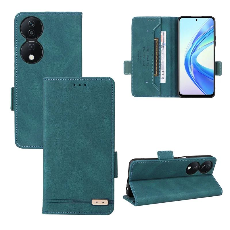 Per Huawei Honor X7B X7B Fusion Flip Portafoglio In Pelle Pu Custodia Con Fibbia Magnetica Per Honor X7B Anti-Caduta Phone Coque