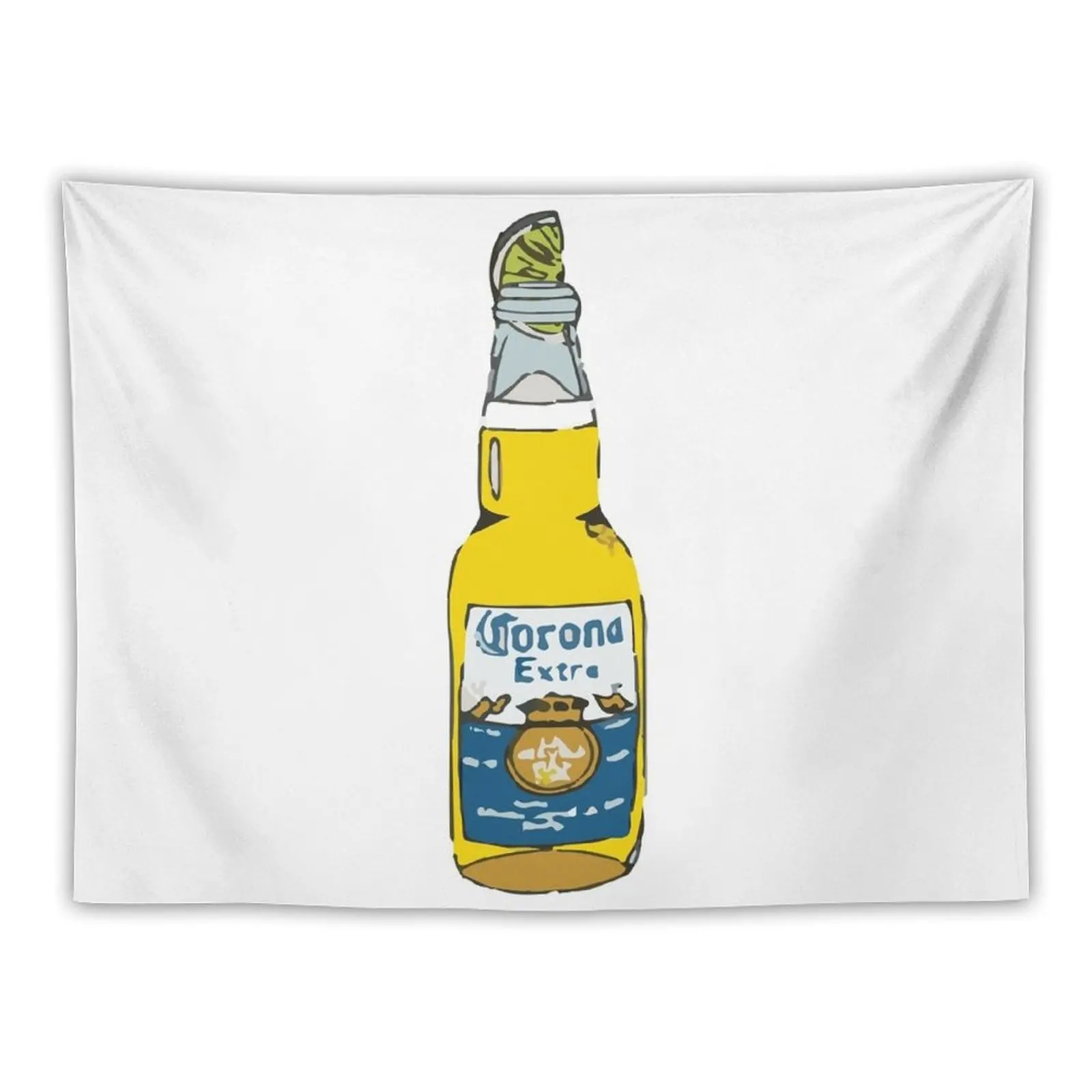 

Beer with Lime Tapestry Wall Coverings Aesthetic Room Decors Tapestry