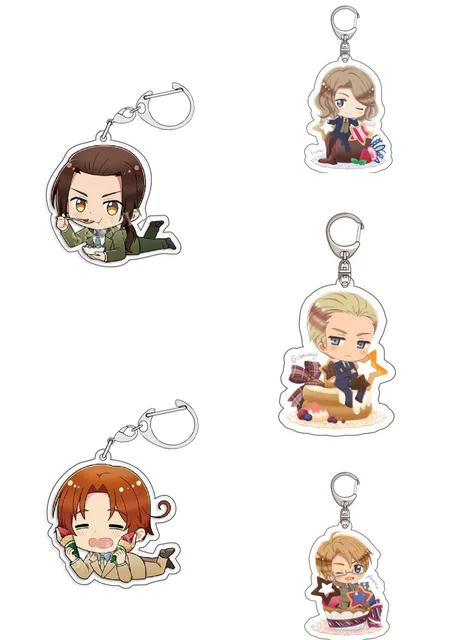 헤탈리아 애니메이션 팬을 위한 필수품: 게임 헤탈리아 축 파워 아크릴 키체인