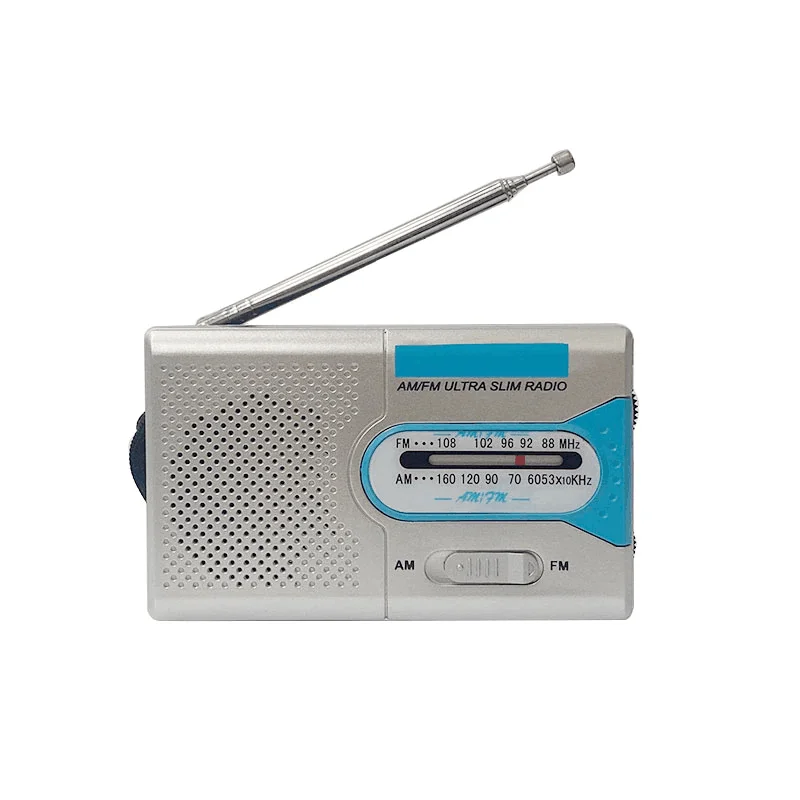 Radios portatives Météo d'urgence Solaire 4000mAh Batterie Alimentation  Torche lumineuse Haut-parleur auxiliaire Survie extérieure | Radio