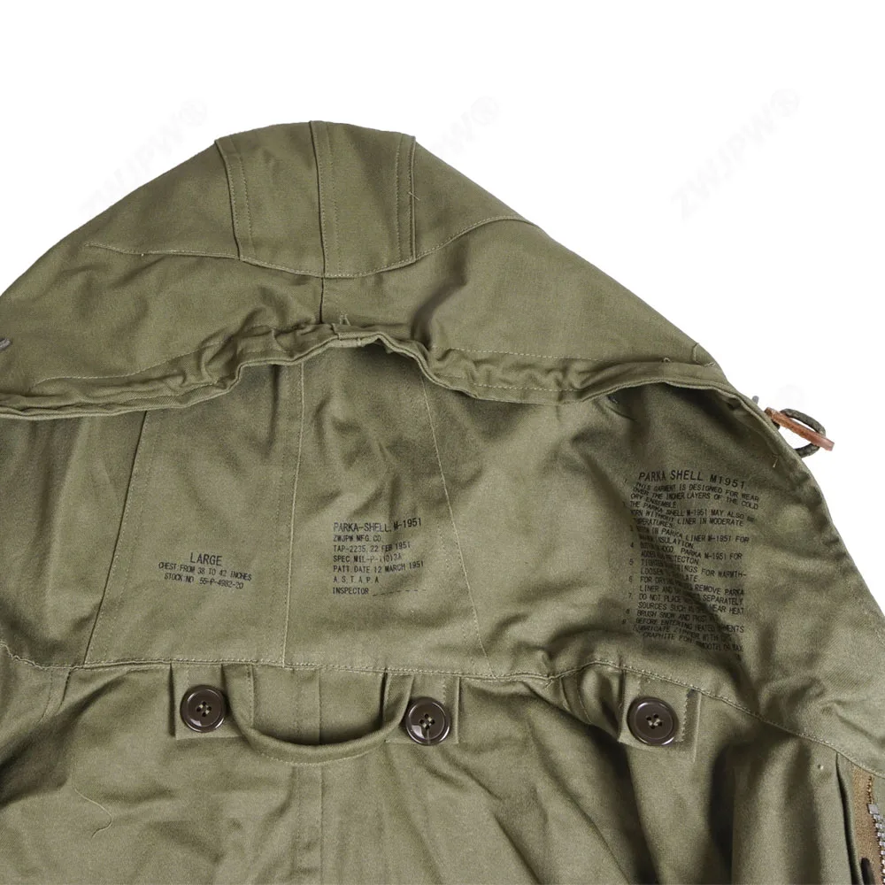 Men's Windbreaker Fishtail Coat Parka Spring and Autumn M195