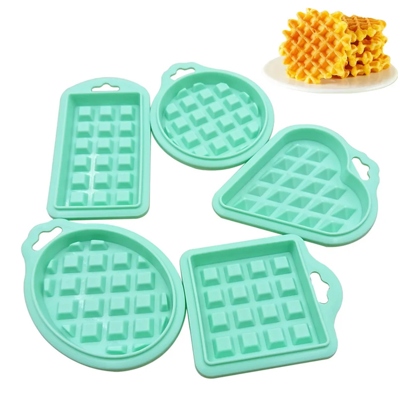 5 Piece Non-Stick Silicone Cake Baking Set with Baking Tray