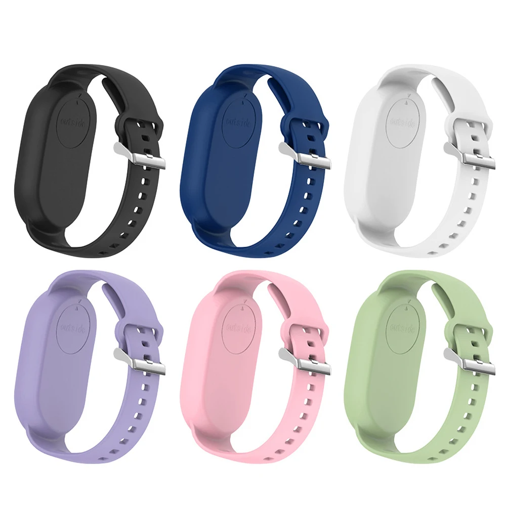 

Case for Samsung Galaxy SmartTag 2 Silicone Strap Anti-lost Bracelet Protective Cover for Children Tracker Locator Watch Band