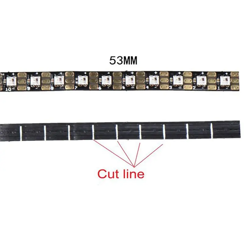 A74E-500PCS DC5V WS2812 2020 LED 칩 미니 SMD 주소 지정 가능 디지털 RGB 풀 컬러 LED 칩 픽셀 LED 스트립 스크린용