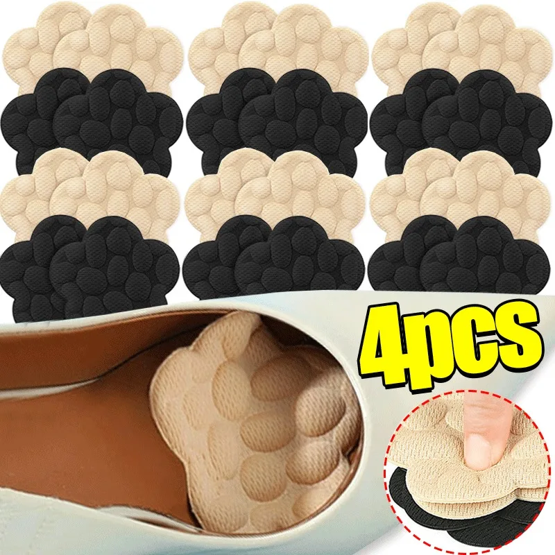2/4Pcs Insoles Heel Pads Lightweight for Sport Shoes Adjustable Size Back Sticker Antiwear Feet Pad Cushion Insole Heel