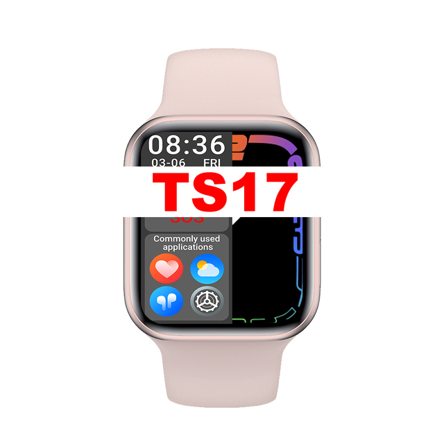 Quality Smartwatch TS17 1.69inch BT Call Heart Rate Monitor Message Reminder Sport Android Smart Watch Men Women Pk X8 Max