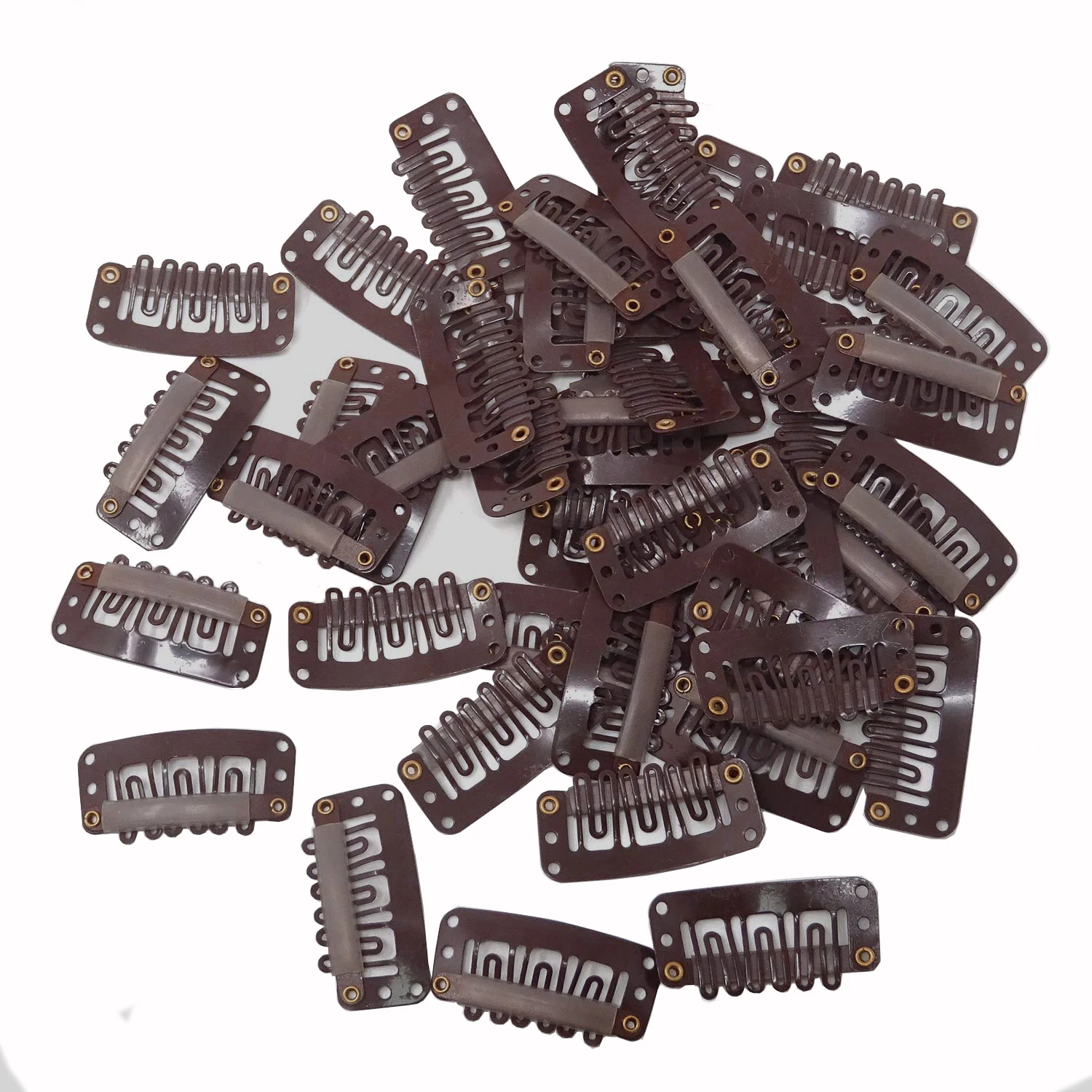 50pcs U dark coffee