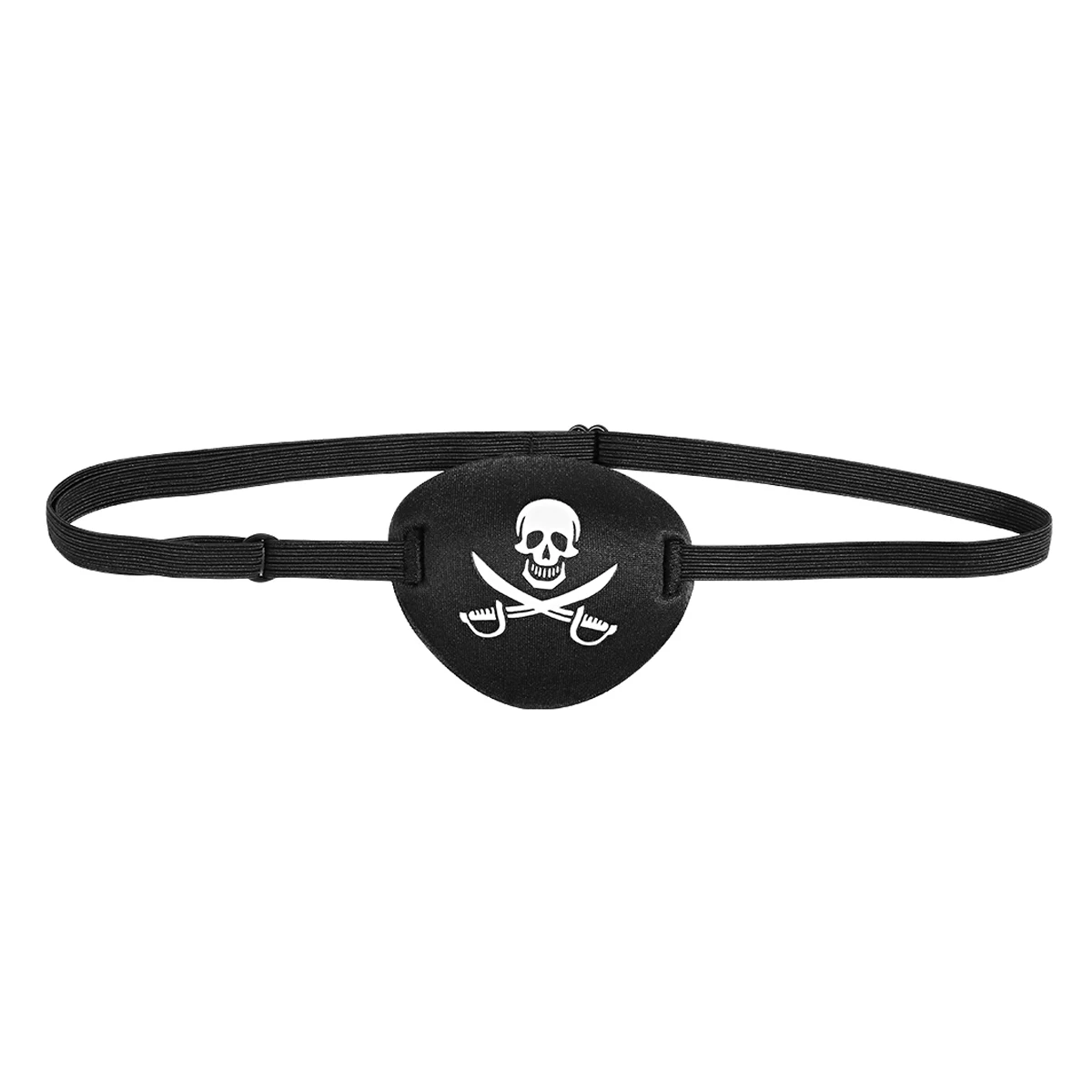 1pc Pirate Single Eye Mask Pirate Skull Crossbone Eye Cover Children Kids Eye Patch EVA Eye Mask For Lazy Eye (Black) 5