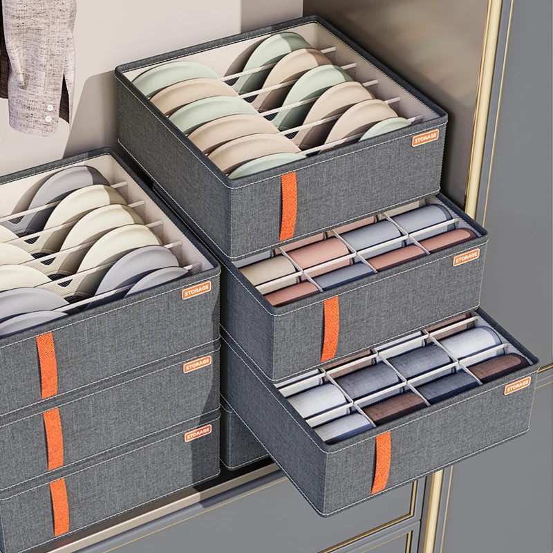 Unterwäsche Organizer Socken BH Aufbewahrungsbox Schrank Schublade Organizer Aufbewahrung Kleidung arrangieren Haushalt klassifizierte Aufbewahrungskoffer – Detail 12