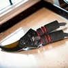Professional 8.27 "Carbon steel Trimming scissors - sharp SK-5 blades with comfortable handles, durable for home gardens 1
