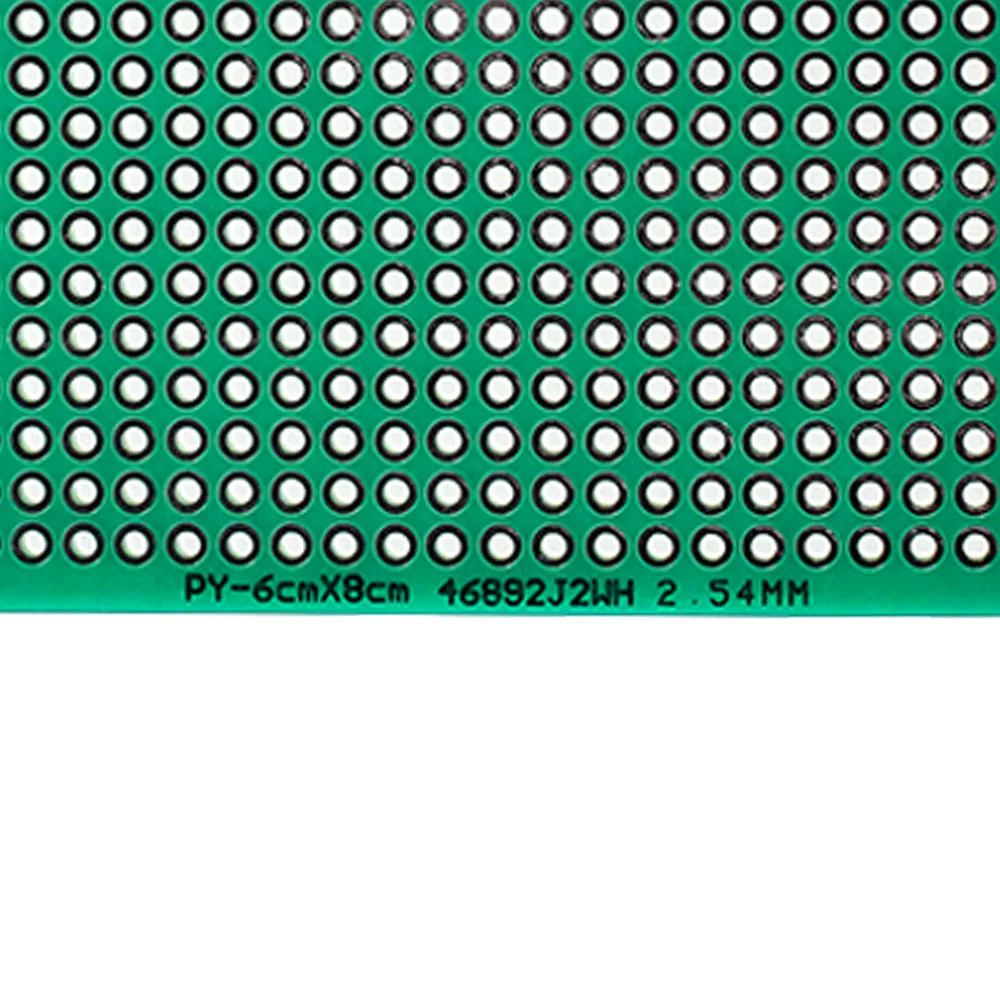 5 피스 PCB 보드 싱글 사이드 프로토타입 보드 6x8CM 그린 DIY 범용 회로 기판 키트, PCB 보드 싱글사이드 프로토타입
