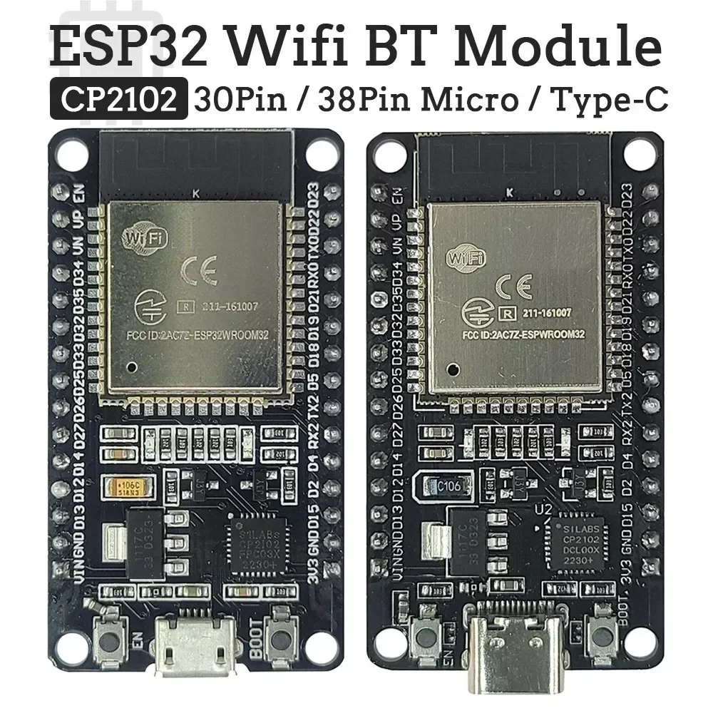 รูปสินค้า ESP32 บอร์ดพัฒนา 2.4G WiFi + Bluetooth ใช้พลังงานต่ำ