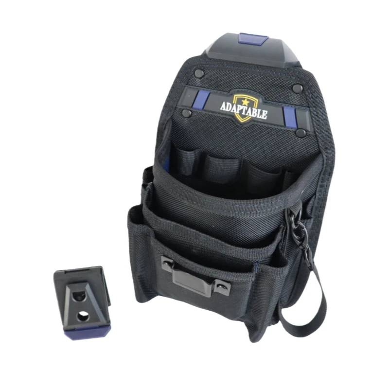 전문 전기 기술자용 공구 가방, 다용도 포켓 툴킷, 고품질 방수 천 작업용 파우치, 내구성 있는 허리 공구 보관 가방