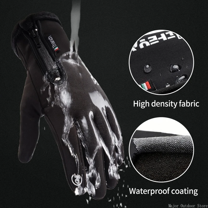 Description Picture 4 of itemWinter Fishing Gloves Waterproof 2 Finger Flip Winter Gloves for Women Men Outdoor Sport Fishing Cycling Running Gloves 낚시장갑