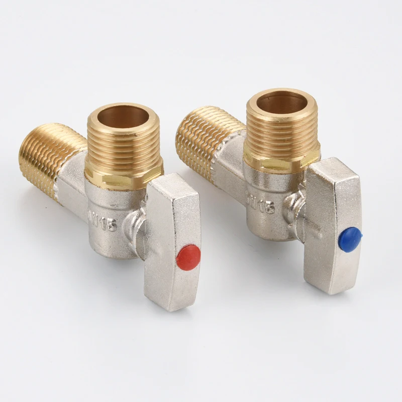 G1/2 Water Shut Off Valve with Handle Universal Water Flow Control