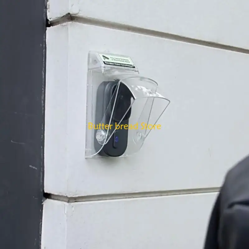 W89C 전천후 방지 방수 커버 비디오 초인종 용 형광 표시 대용량 최대 14.2cm X 7.5cm 적합