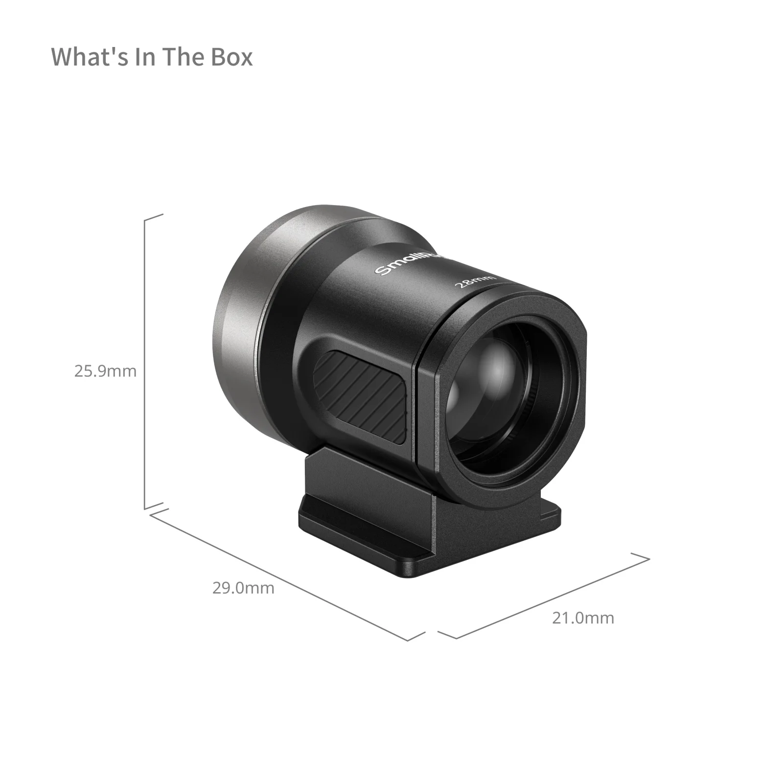 SmallRig Camera 28mm External Optical Viewfinder APS-C 5-lens Optical System for