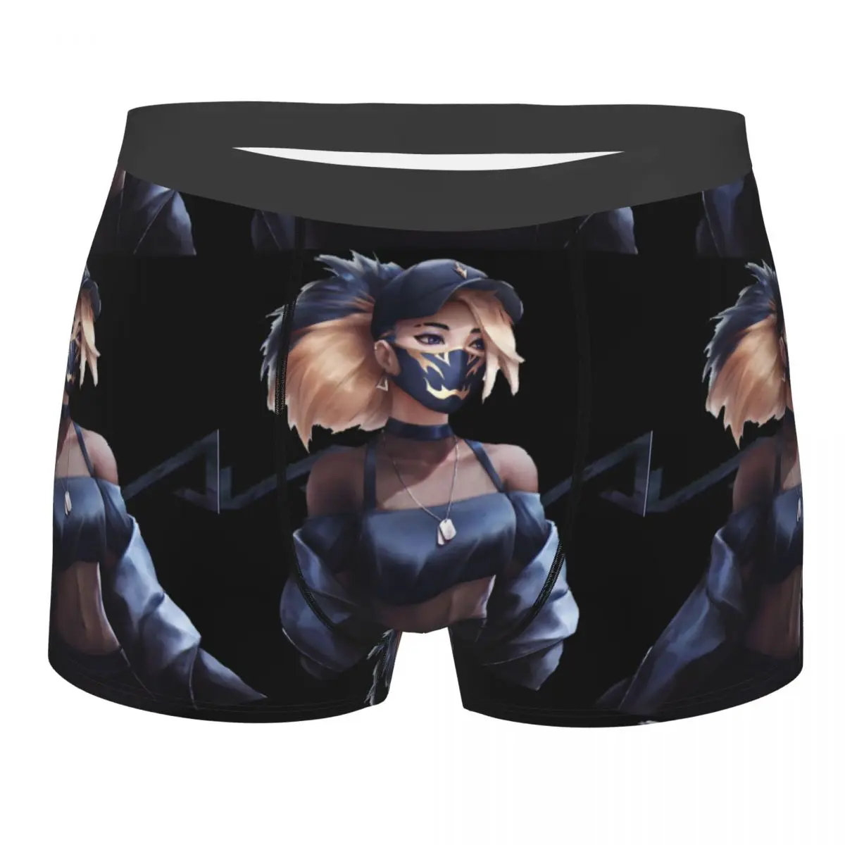 

KDA Akali League of Legends LOL Game Underpants Breathbale Panties Male Underwear Ventilate Shorts Boxer Briefs