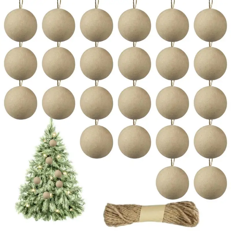 

Бумажные Рождественские шары в форме шара, бумажные Mache, украшения, Неокрашенные Пустые шарики, украшения, товары для рукоделия, «сделай сам»