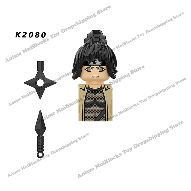 WM6109 Naruto blocks anime Sasuke Kakashi Madara Zetsu Might Guy Rock Lee mini action toy figures Assemble bricks toys kid gifts Dark Blue
