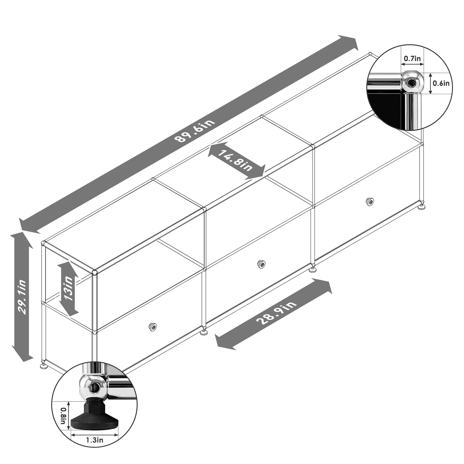 Haller Style Modular Cabinet 2