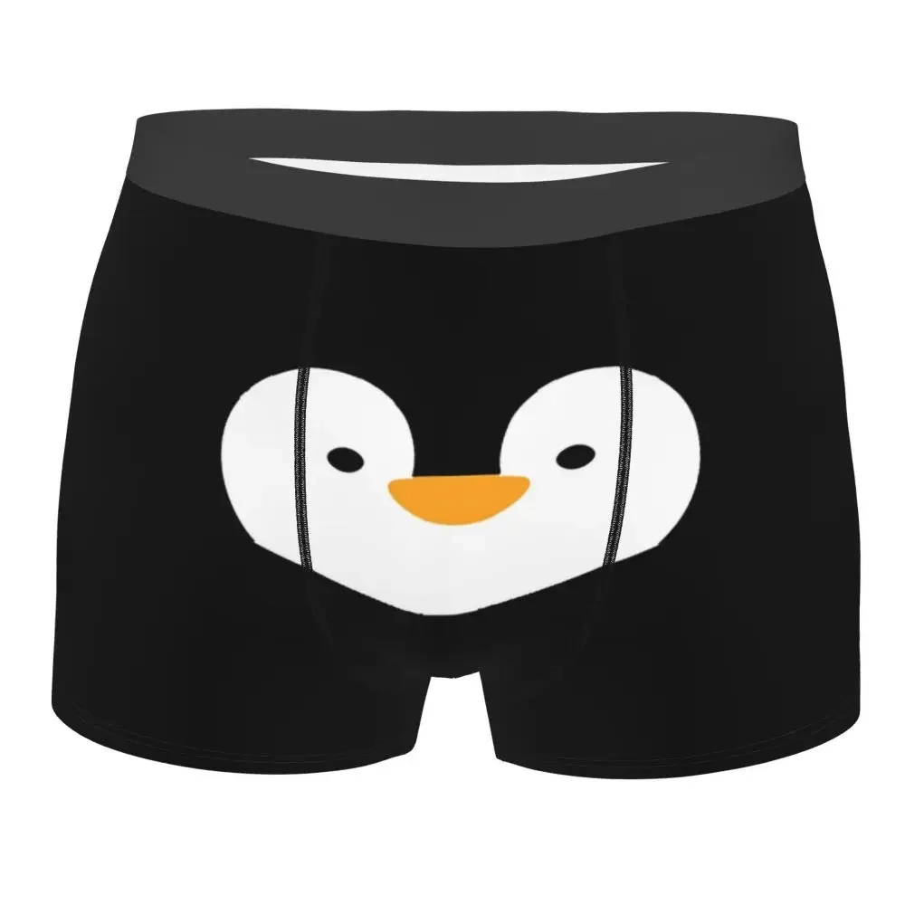 

Man Cute Penguin Face Boxer Briefs Shorts Panties Soft Underwear Cartoon Animal Male Funny Plus Size Underpants