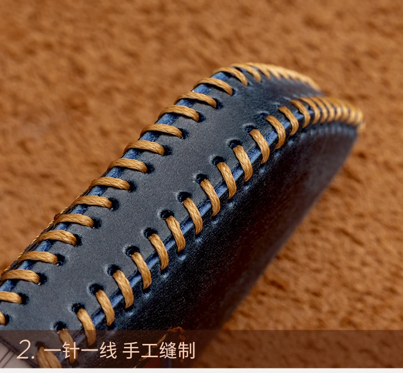 Custodia in vera pelle per telecomando per Ford Focus 3 4 ST Mondeo MK3 MK4 Fiesta Fusion Kuga 2013 2014 2015 2017 2018 - Sb0f6b349f4fc4489866db3b532702ebav