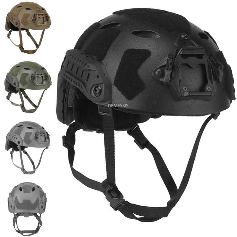 

Outdoor Protective Sports Helmets Combat Paintball Adjustable Tactical FAST SF Helmet Hunting Shooting Head Protector Equipment