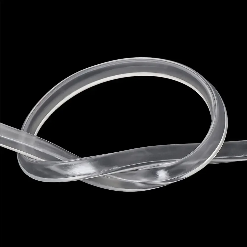 Door Seal Strip 1/3 Meters Groove 0.5mm-35mm Rubber Edging Transparent U-channel Protector for Shower Door Glass Metal Sealing