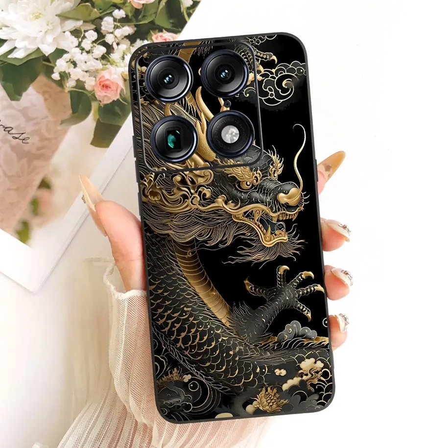 Cute Cartoon Cat Soft Silicone Shockproof Bumper Case - Air Pro Phone Shell