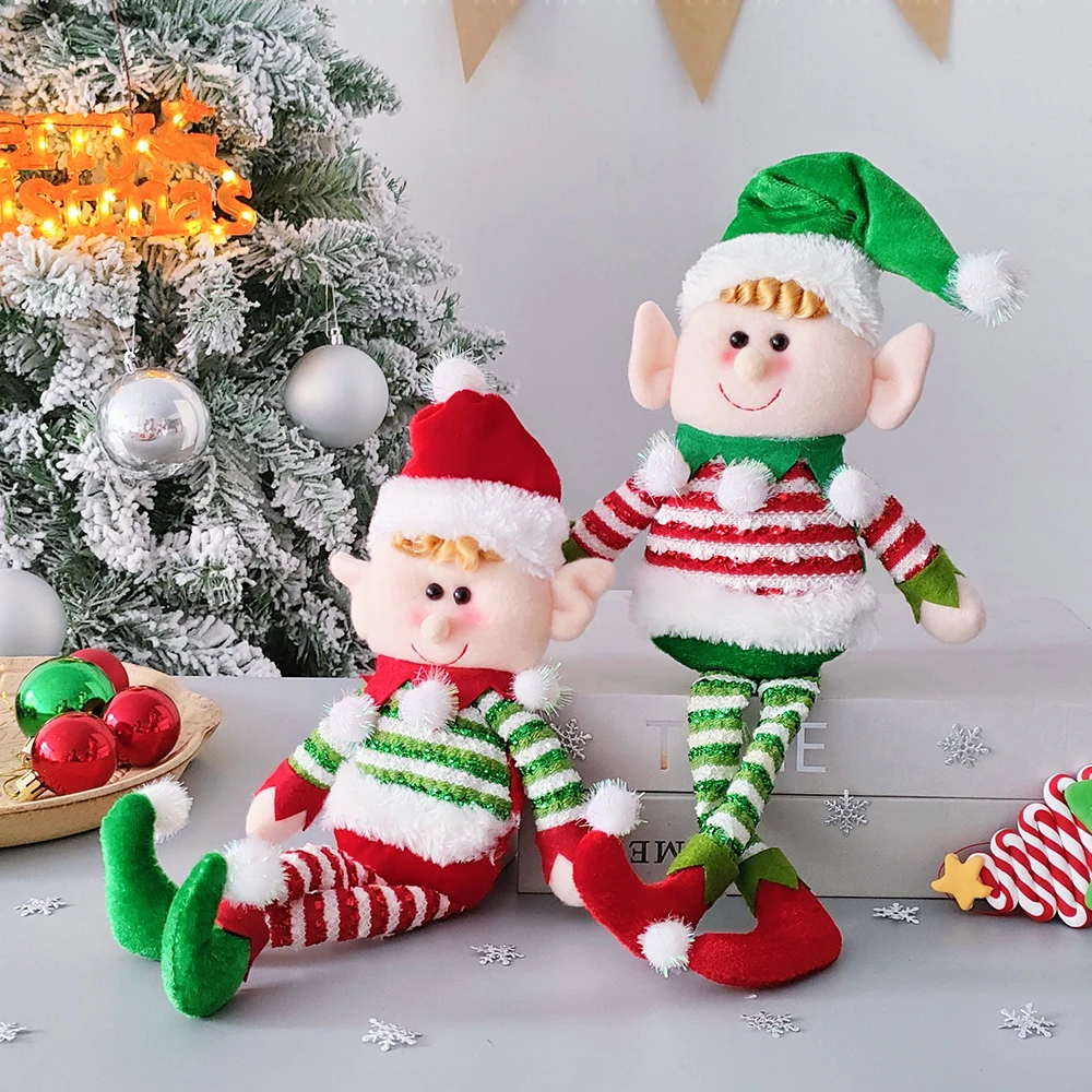 Weihnachten Elf Bein Auto Dekoration Anhänger hängende Ornamente süße  Weihnachtselfen Puppe Beine fröhlich – die besten Artikel im Online-Shop  Joom Geek