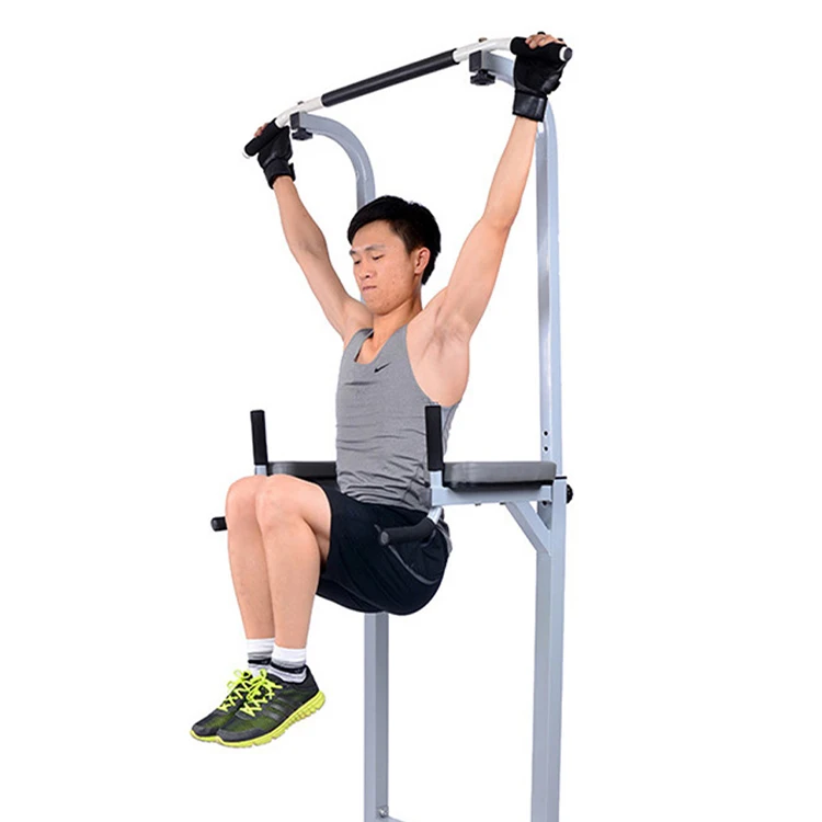 Adjustable Single Parallel fitness Pull Up Bar Station Multi function Gym Pull up Bar Squat Rack Station
