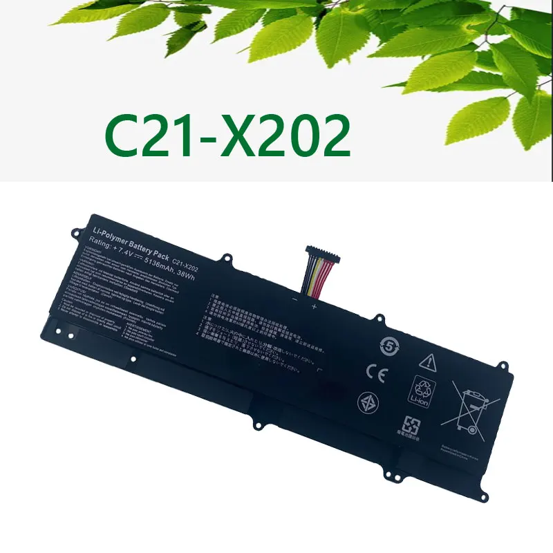 

C21-X202 Laptop Battery for ASUS VivoBook S200 S200E X201 X201E X202 X202E S200E-CT209H S200E-CT182H S200E-CT1