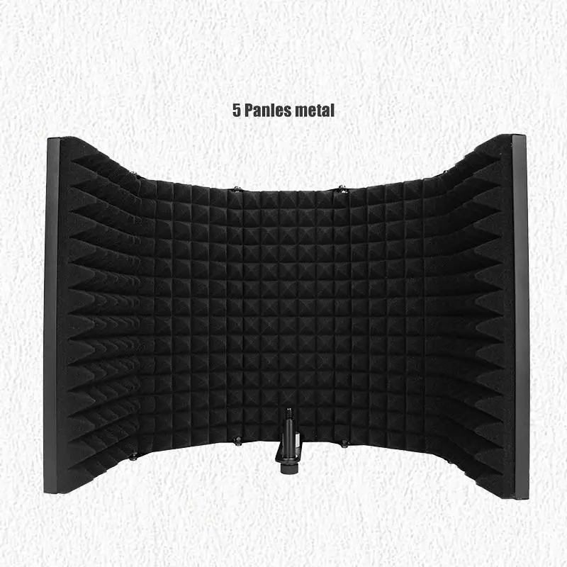 Premium3PanelMicrophoneIsolationShieldSoundProofPlateand