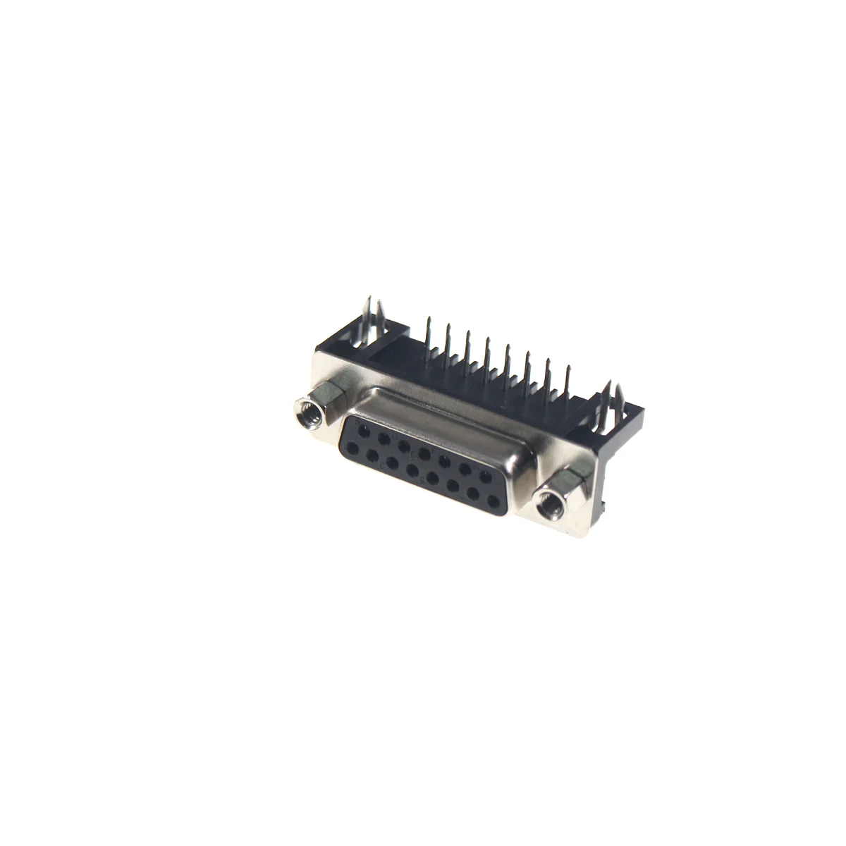 5PCS DR9/15/25/37 DB male / female welding plate plug 90 degree bent foot / pin serial port VGA socket