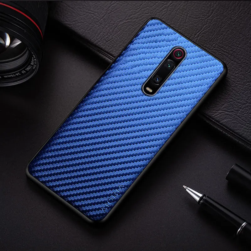 Carbon Fibre Texture Fashion Design Soft Phone Case - Sleek and Durable Back Cover