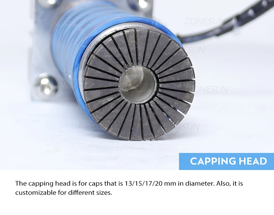 ZONESUN ZS-YGP1 Маленькая ручная машина для укупорки флаконов духов Распылитель Обжимной пресс-инструмент Необходимо использовать с воздушным компрессором 