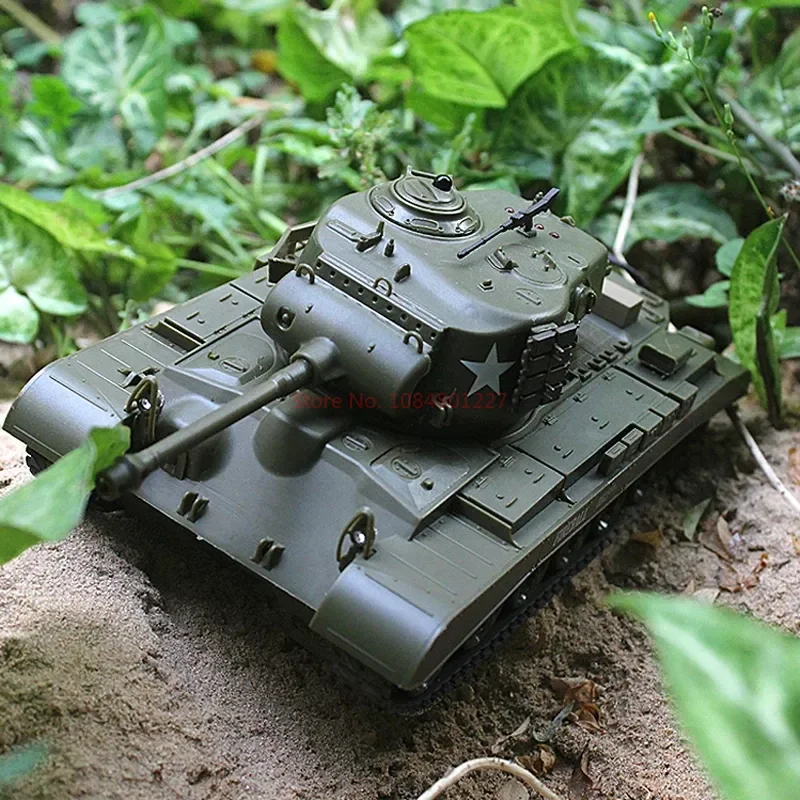 Remote Control 1/30 Henglong Tank Sherman Vs Pershing Infrared Battle Tank 2.4ghz Rc Battling Panzer Us Surprise Model Gift