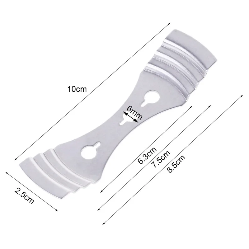 Description Picture 6 of item10Pcs Metal Candle Wicks Holder Centering Device with Three Holes DIY Candle Making Supplies Candle Wick Clip