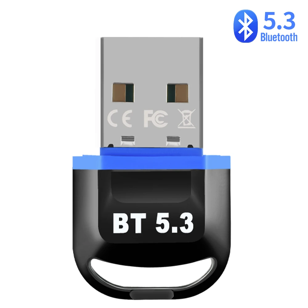 Bluetooth Adapter 5.3 Bluetooth Usb Bluetooth Dongle 5.0 Wireless Receptor  Blutooth Adpatador Bluethoot Key For PC Headphones