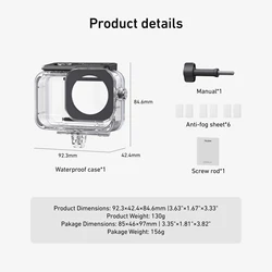 Waterproof Dive Housing with Filter for Enhanced Underwater Photography