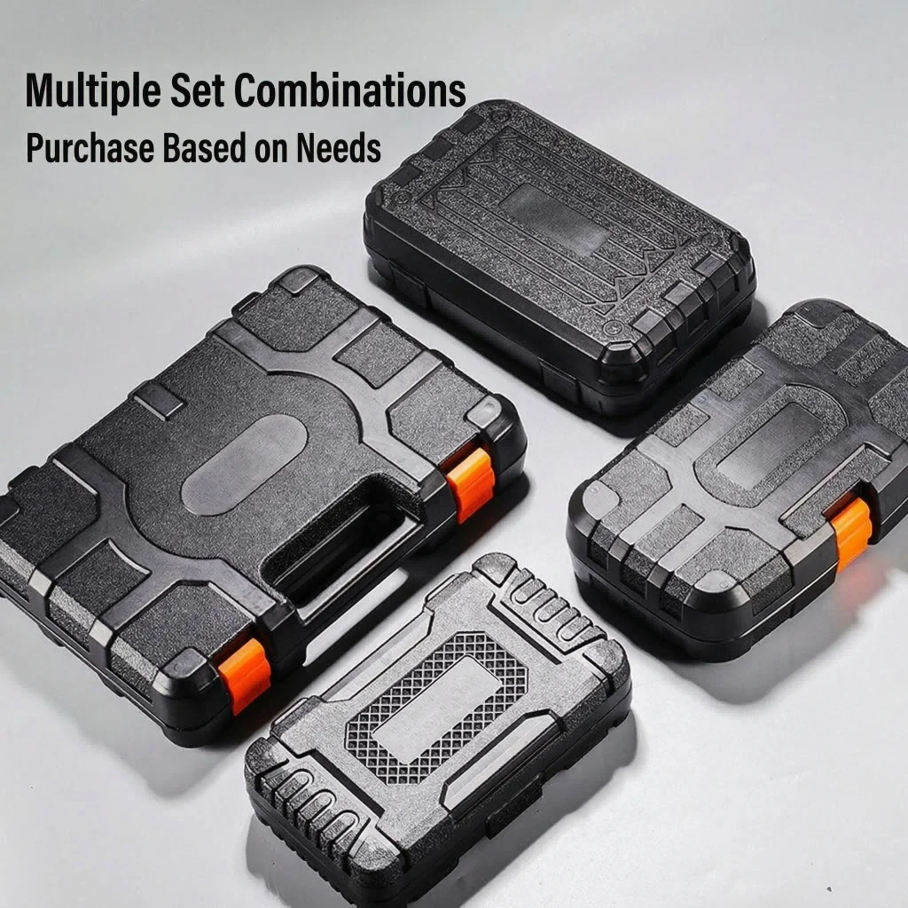 Full Set Household Tool Kit Mini Tool Set Multifunctional with Pliers Wrench Screwdriver Scissors and Combination Tools - 3
