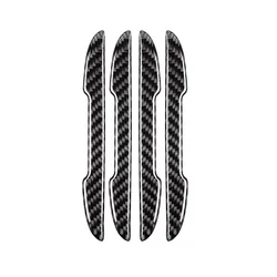 Transparent Anti - Collision Car Door and Mirror Protector Strips (Carbon)