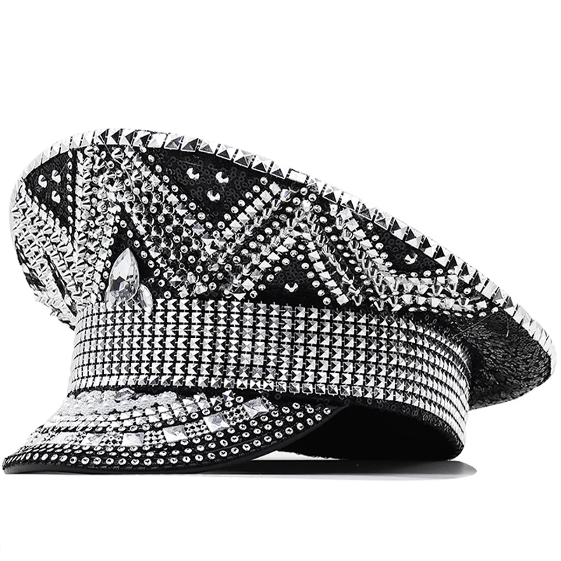 Women Wedding Captain Hat Costume Hat